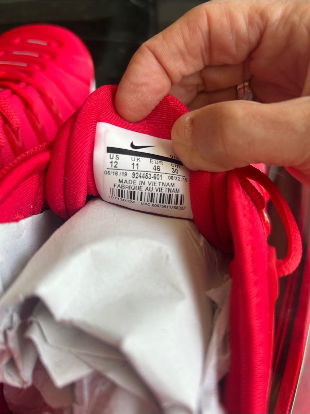 Nike Red Low-Top Athletic Shoes - Picture 3 of 4